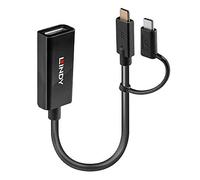 LINDY Convertitore bidirezionale da USB Tipo C a DisplayPort