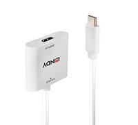 Lindy 43339 cavo e adattatore video 0,1 m USB tipo-C HDMI Bianco