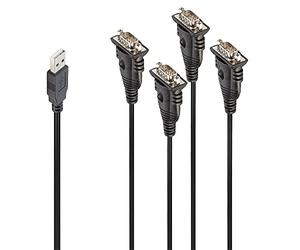 LINDY Convertitore USB a 4 porte seriali, 42675