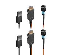 LINDY - Estensore HDMI 8K60 in fibra ottica MPO da 100 m