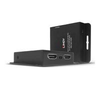 Lindy 38208 moltiplicatore AV Trasmettitore e ricevitore AV Nero