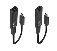 Lindy 43312 moltiplicatore di rete Ricevitore e trasmettitore di rete Nero
