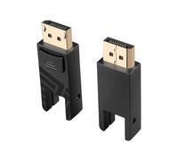 Lindy Cavo Mini DisplayPort 38481 – 1.4 ibrido in fibra ottica 20 m Nero con connettori DP removibili