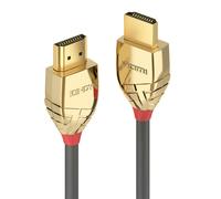 Lindy Gold Line HDMI con cavo Ethernet HDMI (M) a HDMI (M) 3 m triplo schermatura grigio supporto 4K