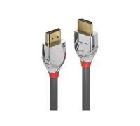 LINDY - Cavo HDMI 2.0 Cromo Line 0.5 Metri, Cavetto High Speed 4k@60Hz 18G 3D 1080p HDCP 2.2 120Hz 144Hz Certificato HDR, ARC, CEC, ATC | Compatibile con TV, Monitor, Xbox, PS5, Blu-ray, Ethernet