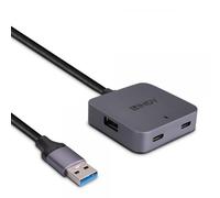LINDY HUB USB 3.0 5M, 4 PORTE