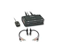 LINDY - KVM Switch Compact HDMI USB e Audio, 2 porte