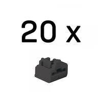 Lindy Lindy 47892 clip sicura Bloccaporte RJ-45 Nero Acrilonitrile butadiene sti