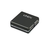 Lindy 42742 hub di interfaccia 480 Mbit/s Nero
