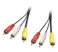 LINDY 35690 - Cavo audio-video RCA, 3x spine RCA, 1,0 m.