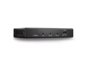 LINDY ripartitore video HDMI 2x HDMI 3840x2160 Pixel Nero