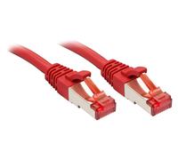 Lindy RJ-45 Cat.6 S/FTP 7.5m cavo di rete Rosso 7,5 m Cat6 S/FTP (S-STP) NEW