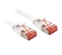Lindy RJ45 Cat.6 U/FTP 0.3m cavo di rete Bianco 0,3 m Cat6 U/FTP (STP) NEW