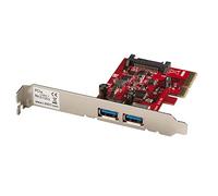 Lindy Scheda PCIe USB 3.1, 2 Porte Tipo A