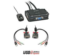 LINDY SWITCH KVM 2 PC CON PORTE 1 VGA E 2 USB (42342)**PUOI PAGARE ANCHE ALLA CONSEGNA!!!**