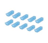 Lindy UK DP - Blocco Porta Senza Chiave, Confezione da 10, Colore: Blu