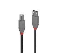 Lindy USB-A 2.0 to USB-B Cable Anthra Line
