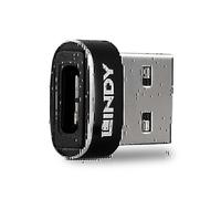LINDY 41884 - Adattatore USB 2.0 A maschio > C femmina