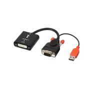 LINDY VGA to DVI-D Converter Adapter with USB Power