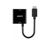 Lindy 38291 cavo e adattatore video 0,1 m HDMI tipo A (Standard) VGA (D-Sub) Nero