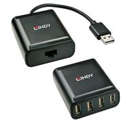 Lindy 42679 hub di interfaccia USB 2.0 Nero