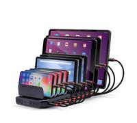 Lindy 73309 Stazione di Ricarica USB per 10 Tablet o Smartphone, Nero