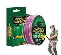 Line 328ft - Super Strong Pe, Wire for Freshwater Saltwater Abrasion Resistant 6lb Braid Line, Smooth Casting Thread | Bass Carp Trout Anglers