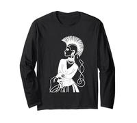 Line Art Batcave Goth Semplice Disegno Opera d'Arte Post Punk Maglia a Manica