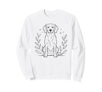 Line Art Brittany Dog Minimalist Brittany Spaniel Felpa