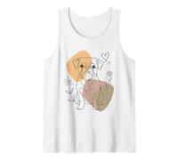 Line Art Brussels Griffon Minimalist Griffon Belge Canotta