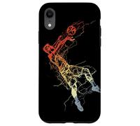 Line Art del giocatore di pallavolo Custodia per iPhone XR