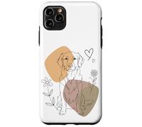Line Art Golden Retriever Minimalist GR Goldie Custodia per iPhone 11 Pro Max