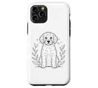 Line Art Portuguese Water Dog Minimalist Portie Custodia per iPhone 11 Pro