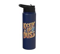 Line Dancing - Kickin' Up Dust Stainless Steel Insulated Water Bottle
