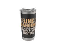 Line Dancing La scusa perfetta Country Music Line Dancing Bicchiere termico in acciaio inox doppia parete