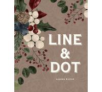 Line & Dot Journal | Soft Touch Paperback | 8 x 10 | 120 Lined Pages | Western Winter Floral Cover | Bible Study | Dot Journal | Sermon Notes | Printed in the USA