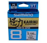 Shimano Filo da pesca trecciato Kairiki 8 VT 150 m 0,19 mm Grigio acciaio