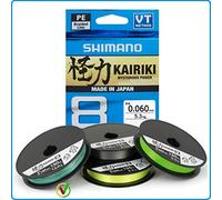 Shimano Lenza da pesca intrecciata Kairiki 8 300 m 0,315 mm 33,5 kg Multicolore