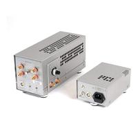 Line Magnetic LM-33LP argento - Preamplificatore phono per giradischi, MM/MC, Impedenza regolabile, Tubi