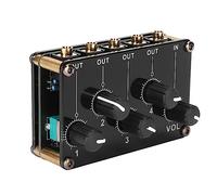 Line Mixer 4, S Ereo Mixer Professionali a Basso Rumore Passivo per Mixaggio Strumenti Lettore Cd Cd Karaoke S Reaming