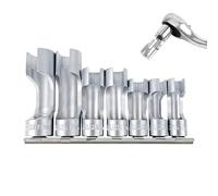 Line Removal Tool - Oil Line Socket Set, Split Oil Repair Wrench for Automotive, Mechanical Service Device with Offset Design, Maintenance Gear with Reinforced Steel, Reliable Tool for Repairing