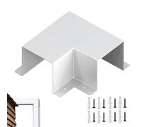 Line Set Cover, Heavy Duty Elbow Sleeve, 90 Degree Pipe Protector, Hvac Split System Cover Kit Weather Shield Wrap, for Heat Pump Air Conditioner Duct Plumbing Piping Yard Installation Protection Kit