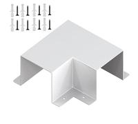 Line Set Cover Kit, 90 Degree Elbow Sleeve, Heavy Duty Pipe Protector, Split Hvac Duct Cover, Outdoor Garden Yard Plumbing Heat Pump System Protection Weather Resistant Installation Use