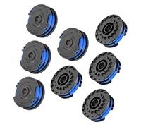 Line String Trimmer Spool 1.65mm,8ft,G40LT G40LTK2 G40LTK2x,4-Pack | Greenworks 40V trimmers,double line,grass trimmer line,mower spool replacement.(BLACK 8)
