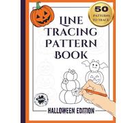 Line tracing Pattern Book - Halloween Edition: 50 Spooky and Fun Tracing Designs for Relaxation, Mindfulness, and Creative Stress Relief for Adults, Teens and Beginners