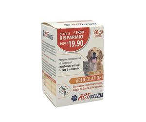 Linea Act ActivePet - Articolazioni Mangime Complementare Cani Gatti,60Compresse