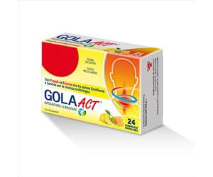 Linea Act Gola Act Integratore Alimentare Gusto Miele E Limone 24 Compresse