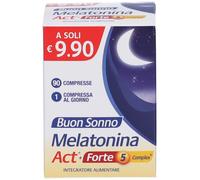 Linea ACT Melatonina Act+ Forte 5 Complex - integratore riposo notturno 90 compresse