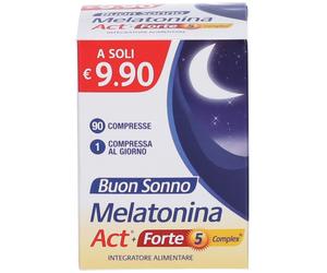 Linea ACT Melatonina Act+ Forte 5 Complex - integratore riposo notturno 90 compresse
