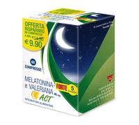 Linea Act Melatonin Forte 5 Complex e valeriana - Integratore per il sonno, 60 compresse